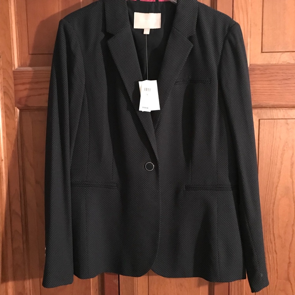 NWT Banana 🍌 republic polka dot blazer